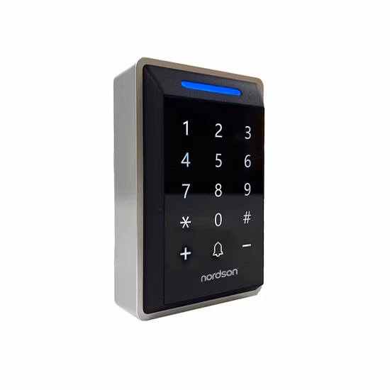 Telefone inteligente WiFi 125kHz Em ID Card 13,56MHz Teclado sensível ao toque RFID Leitor de controle de acesso Teclado da porta Tuya APP Porta autônoma RFID Controle de acesso com sistema