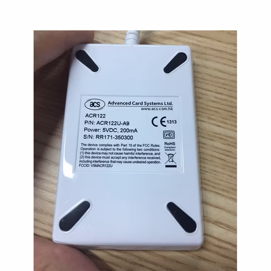 Programador de cartão de proximidade com leitor NFC de cartão inteligente ACR122u