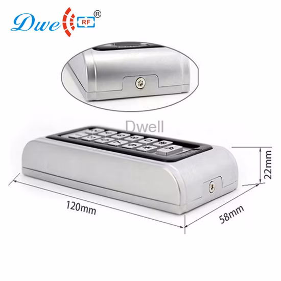 Leitor de cartão RFID com teclado autônomo com curto alcance de proximidade de 5 cm